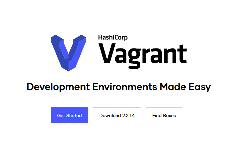 vagrantup.com screenshot