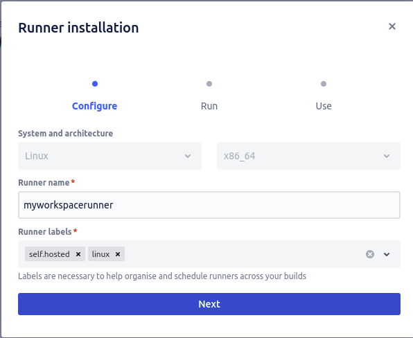 bitbucket runner config