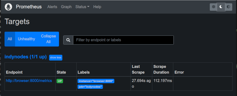 prometheus targets