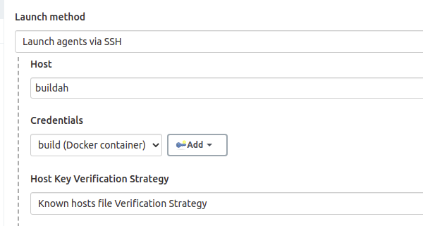 configuration form