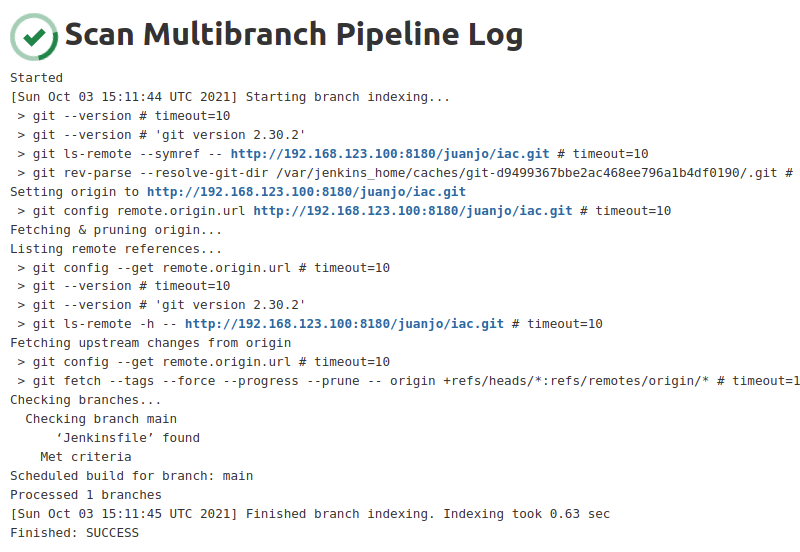 jenkins multibranch scan