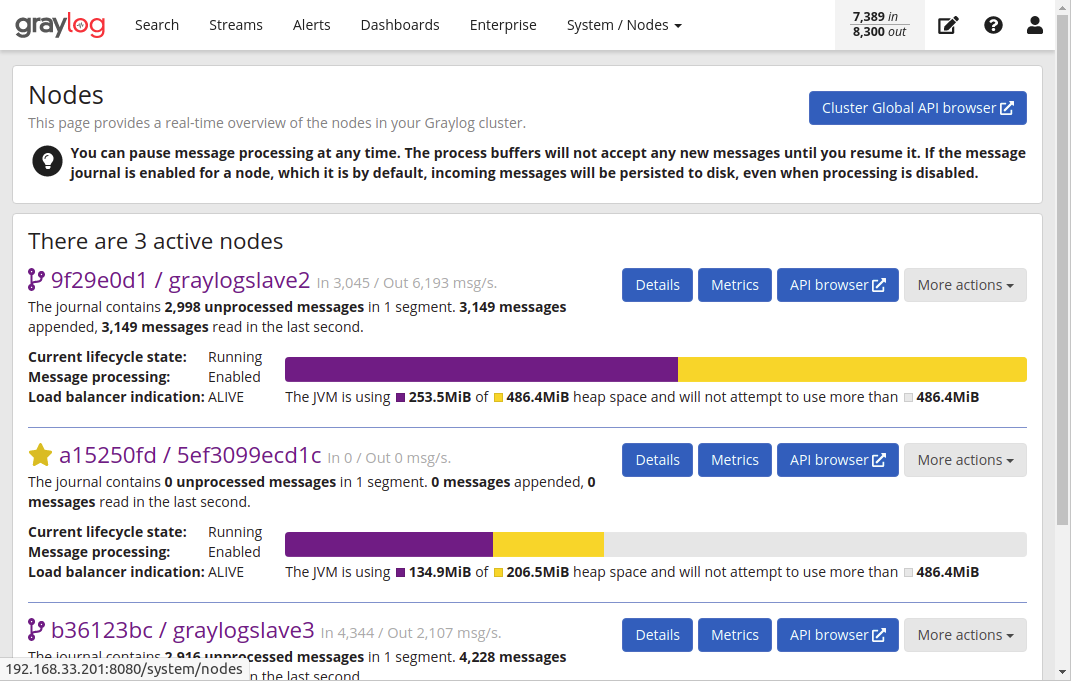 graylog 4 screenshot